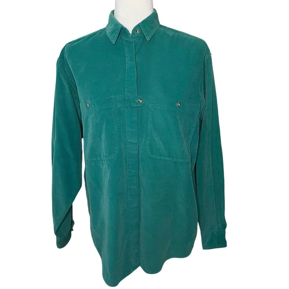 Gap Clothing Co. Vintage Green Corduroy Shirt